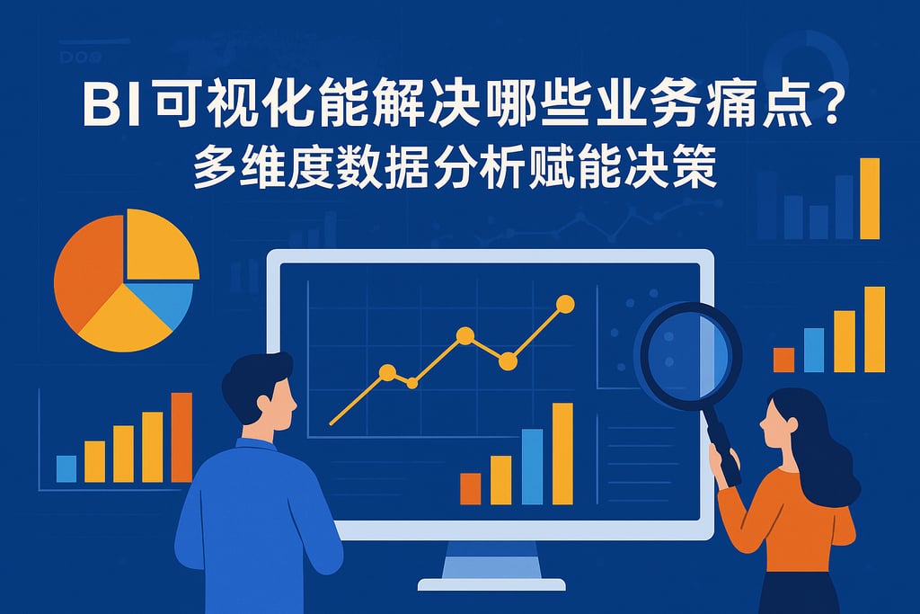 BI可视化能解决哪些业务痛点？多维度数据分析赋能决策"